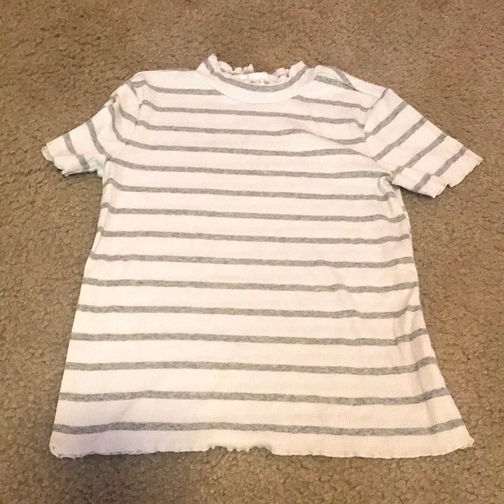 Striped justice turtle neck kids